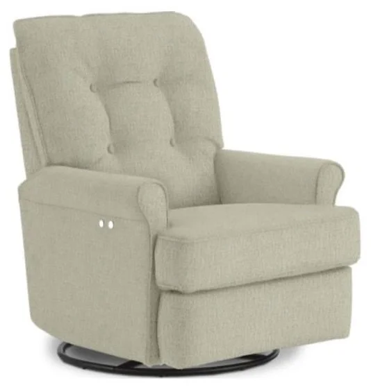 Best Home Furnishings Carissa 1AI8519065 Tufted Swivel Glider Recliner